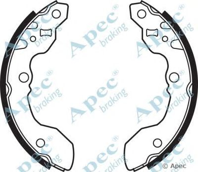 APEC BRAKING shu534 -  Комплект тормозных колодок